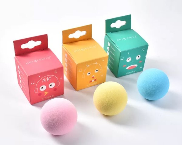 Spielball mit Soundchip, verschiedene Farben